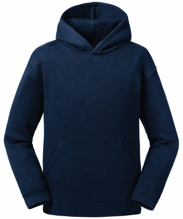 J265b Frenchnavy Ft Kids authentic hooded sweatshirt – French Navy Blue, 11/12 Yrs