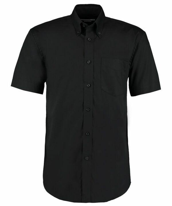 Kk109 Black Ft Corporate Oxford shirt short-sleeved (classic fit)