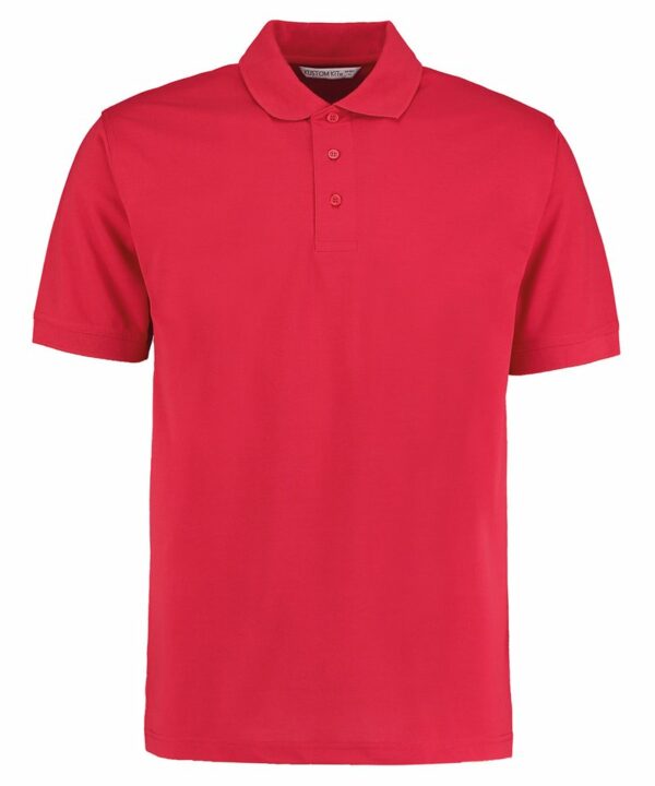 Kk403 Red Ft Klassic polo with Superwash® 60°C (classic fit) – Red* Red, 2XL