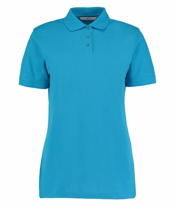 Kk703 Turquoise Ft Klassic polo women’s with Superwash® 60°C (classic fit) – Turquoise* Blue, 10