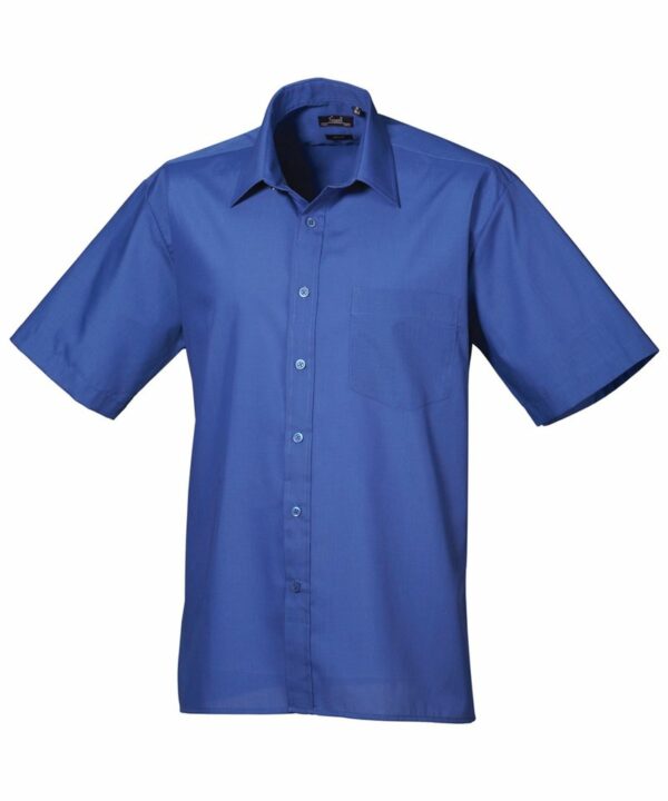 Pr202 Royal Ft Short sleeve poplin shirt – Royal* Blue, 14.5