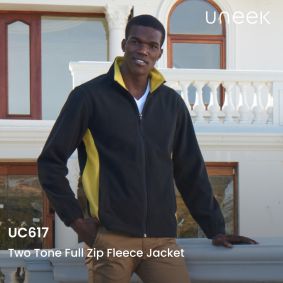 Uc617 Contrast Fleece Fleeces and Softshell Jackets
