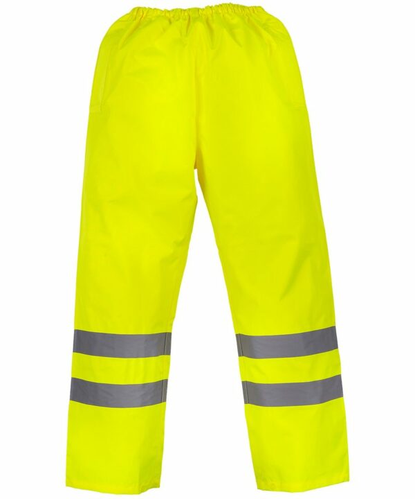 Yk070 Yellow Ft Hi-vis waterproof overtrousers (HVS461) – Yellow Yellow, 2XL