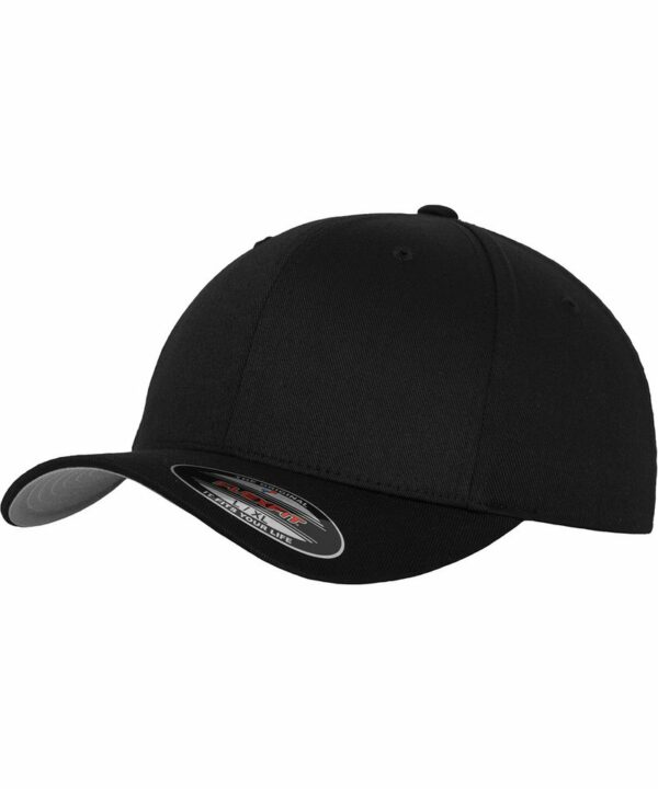 Yp004 Black Ft Flexfit fitted baseball cap (6277)